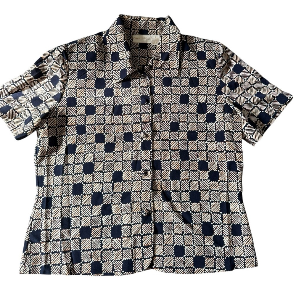 Vintage Christie & Jill Button-Up Shirt
Size 12